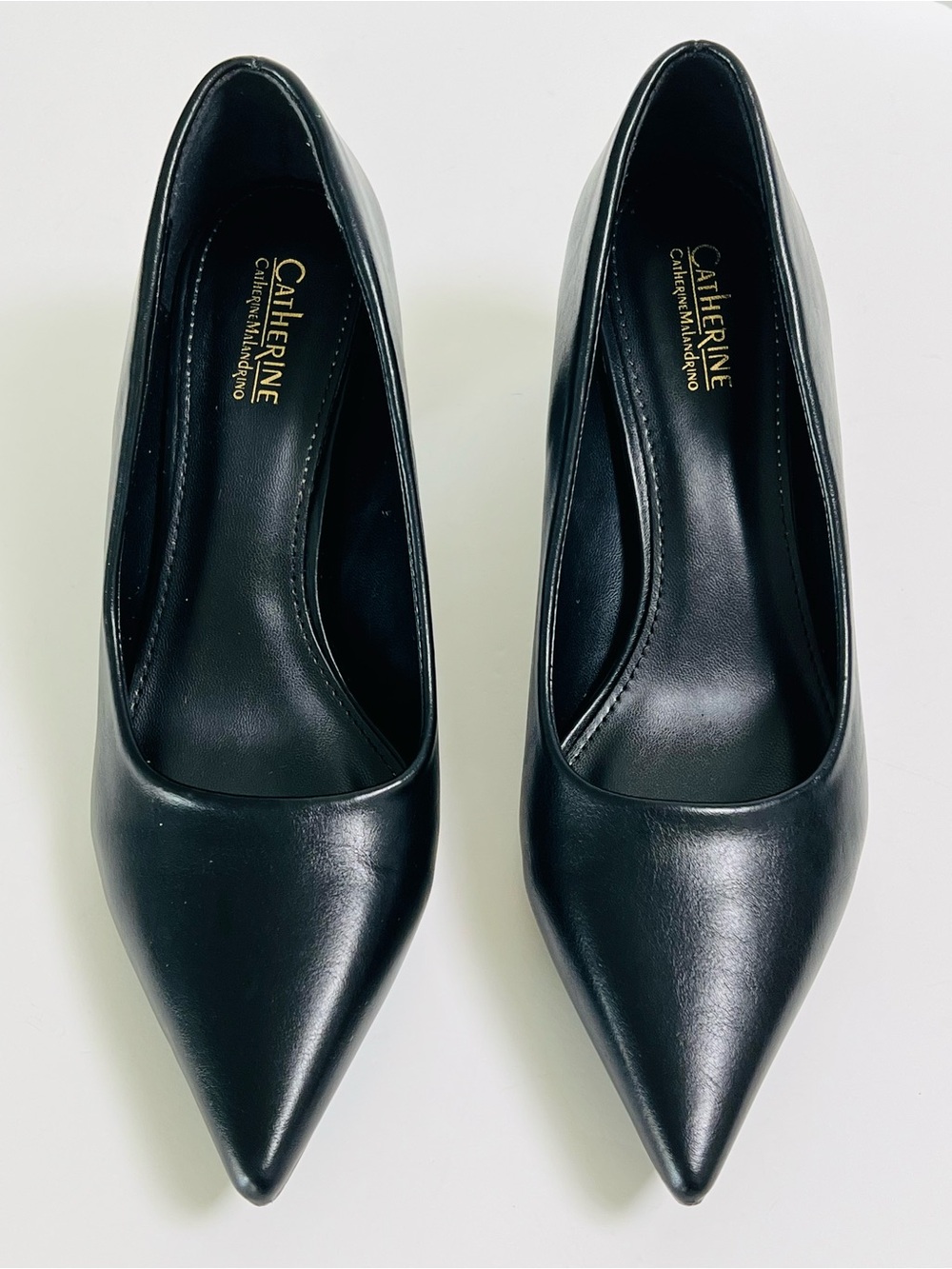 Catherine Malandrino Black Pointy Heeled Women’s Shoes Size 8